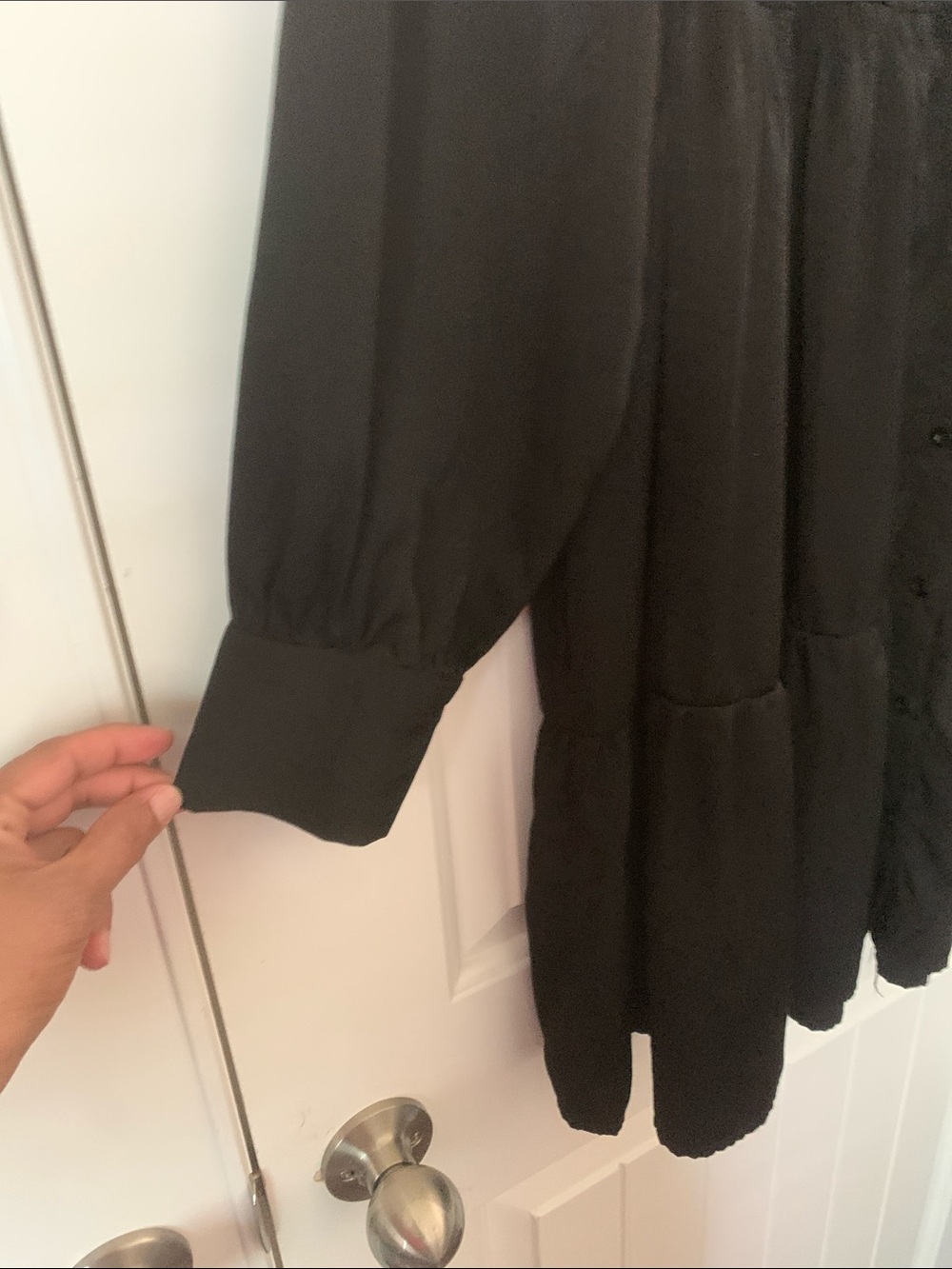 Umgee Black Long Sleeve Dress Size M - Picture 3 of 5